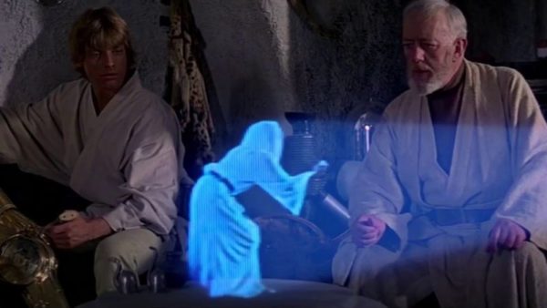 Holograma Star Wars