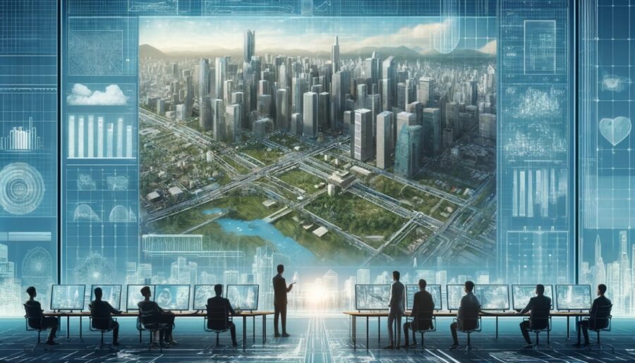 La planificación y gestión de ciudades se beneficiará enormemente de los gemelos digitales, permitiendo simular y analizar escenarios urbanos completos. Dynatec