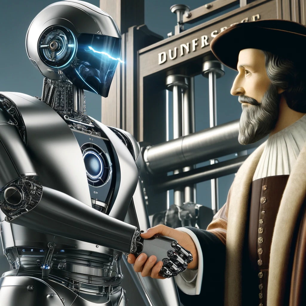 La Era de Gutenberg y su paralelismo con la Inteligencia Artificial | Dynatec