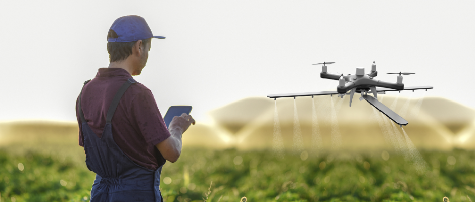 El uso de drones en la agricultura ya no es una visión futurista, sino una realidad que está revolucionando la industria | Dynatec