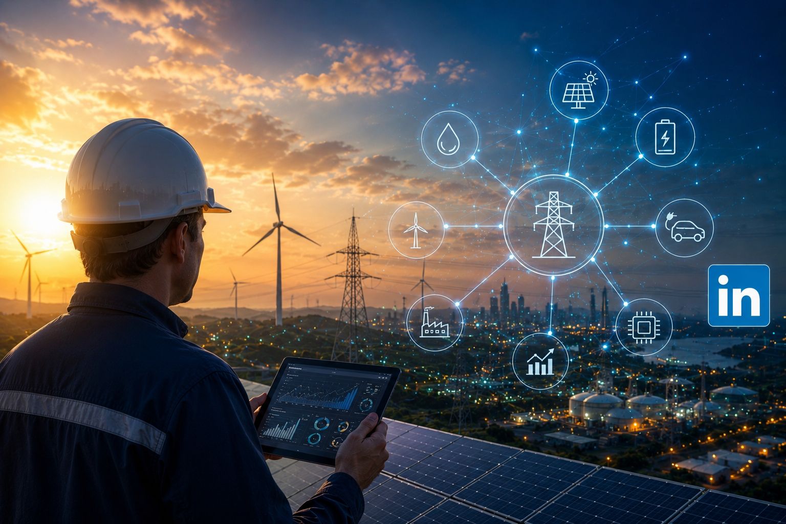 Optimizar tu perfil de ingeniero en energía en LinkedIn: visibilidad en un sector en transformación